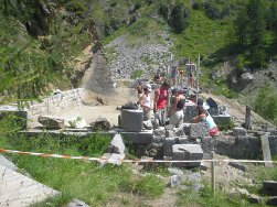  Restauration de la marteliere de l Abeil par Alpes de lumiere en 2008